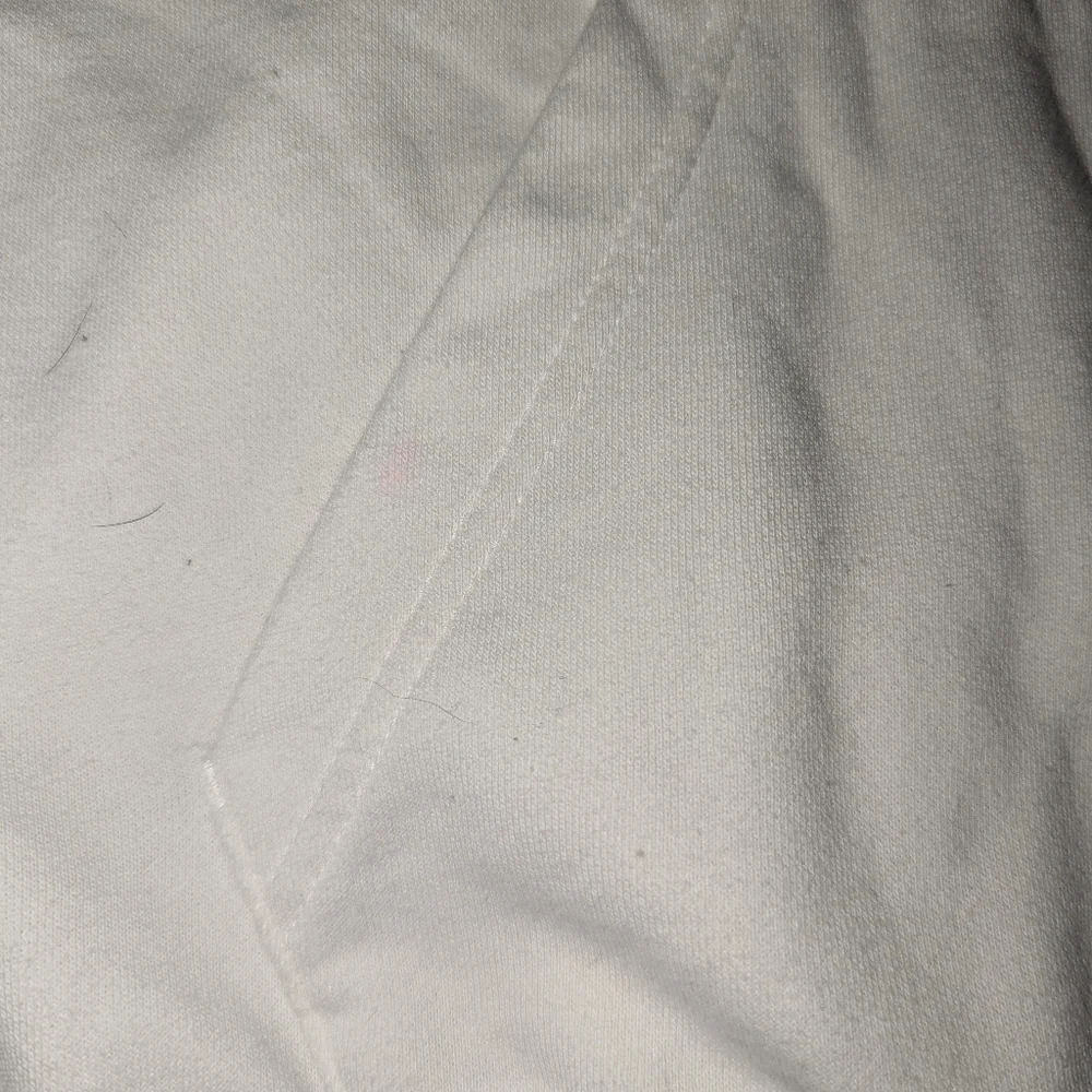 Nike Juniors Medium Center Swoosh‎ White Long Sleeve Hoodie Sweatshirt